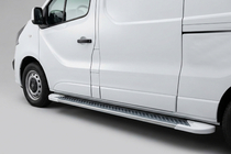 Renault Trafic 2015- Estribos Laterales Allmond White (2 uds., Aluminio) foto 1