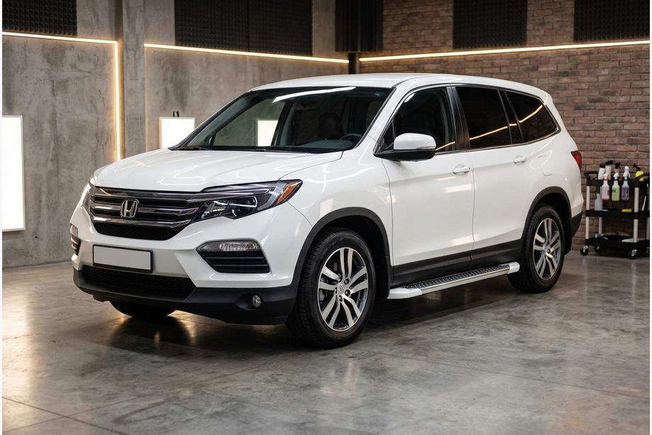 Honda Pilot 2015-2022 Estribos Laterales Allmond White (2 uds., Aluminio) Image