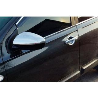 Cubiertas de Espejos (2 uds, Acero Inoxidable) Nissan Qashqai 2007-2010 foto 4