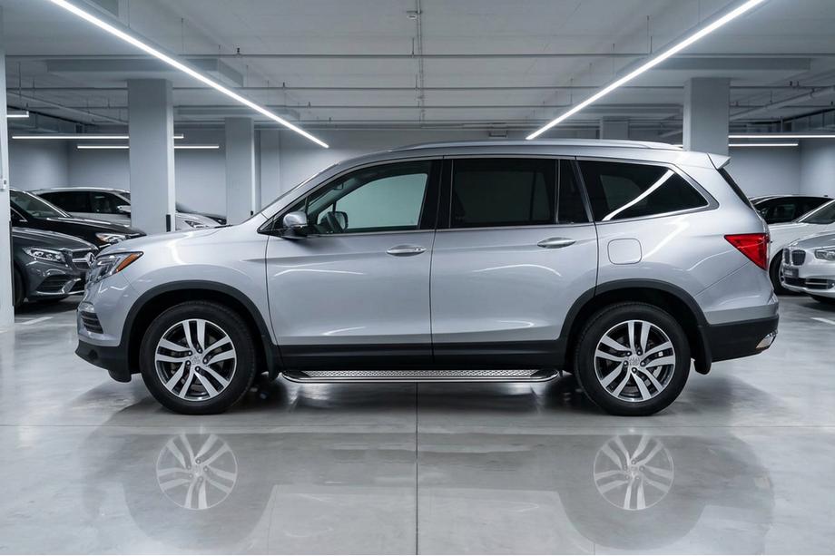 Honda Pilot 2015-2022 Estribos Laterales Maydos V2 (2 uds., Aluminio y Acero Inoxidable) Image