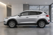 Hyundai Tucson TL 2016-2021 Estribos Laterales Maydos V1 (2 uds., Aluminio y Acero Inoxidable) foto 1