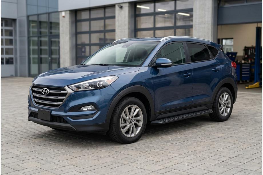 Hyundai Tucson TL 2016-2021 Estribos Laterales Tayga Black (2 uds., Aluminio) Image