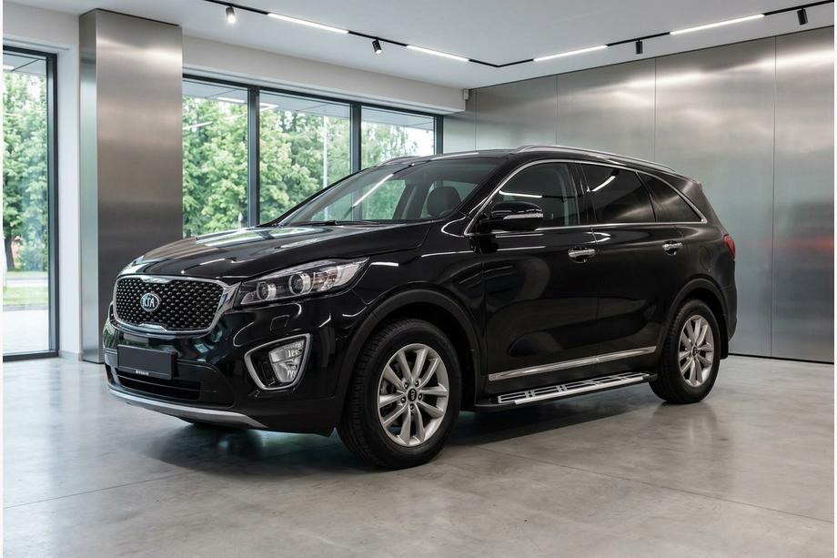 Kia Sorento III UM 2014-2020 Estribos Laterales Sunrise (2 uds., Aluminio) Image