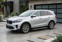 Kia Sorento III UM 2014-2020 Estribos Laterales RedLine V1 (2 uds., Aluminio) foto 1