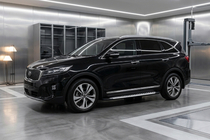 Kia Sorento III UM 2014-2020 Estribos Laterales Line (2 uds., Aluminio) foto 1