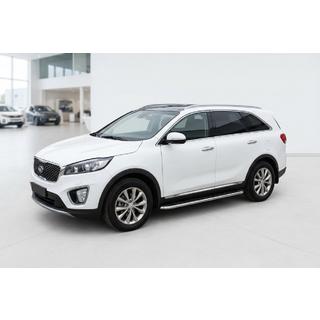 Estribos Laterales Maydos V1 (2 uds., Aluminio y Acero Inoxidable) Kia Sorento III UM 2014-2020 foto 1