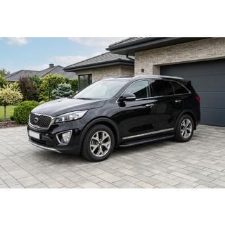 Estribos Laterales Bosphorus Black (2 uds., Aluminio) Kia Sorento III UM 2014-2020 foto 1