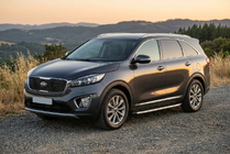 Kia Sorento III UM 2014-2020 Estribos Laterales Fullmond (2 uds., Aluminio) foto 1
