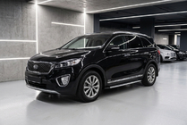 Kia Sorento III UM 2014-2020 Estribos laterales Bosphorus Grey (2 uds., aluminio) foto 1