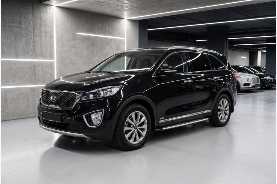 Kia Sorento III UM 2014-2020 Estribos laterales Bosphorus Grey (2 uds., aluminio) Image