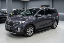 Kia Sorento III UM 2014-2020 Estribos Laterales Tayga Black (2 uds., Aluminio) foto 1
