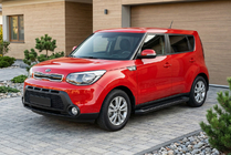 Kia Soul II 2013-2018 Estribos Laterales Allmond Black (2 uds., Aluminio) foto 1