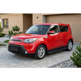 Estribos Laterales Allmond Black (2 uds., Aluminio) Kia Soul II 2013-2018 foto 1