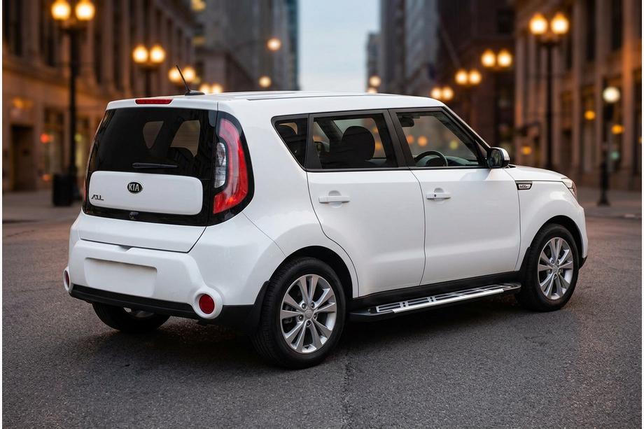 Kia Soul II 2013-2018 Estribos Laterales Sunrise (2 uds., Aluminio) Image