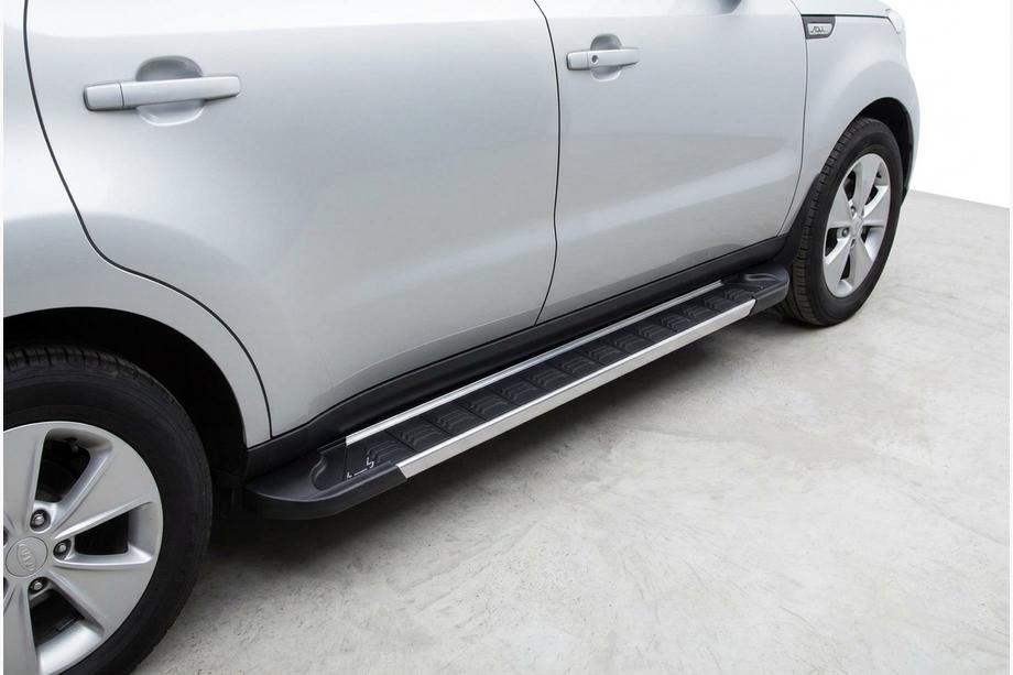 Kia Soul II 2013-2018 Estribos Laterales RedLine V1 (2 uds., Aluminio) Image