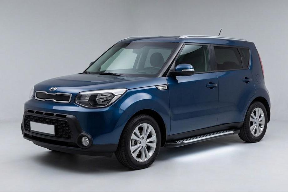 Kia Soul II 2013-2018 Estribos Laterales Line (2 uds., Aluminio) Image
