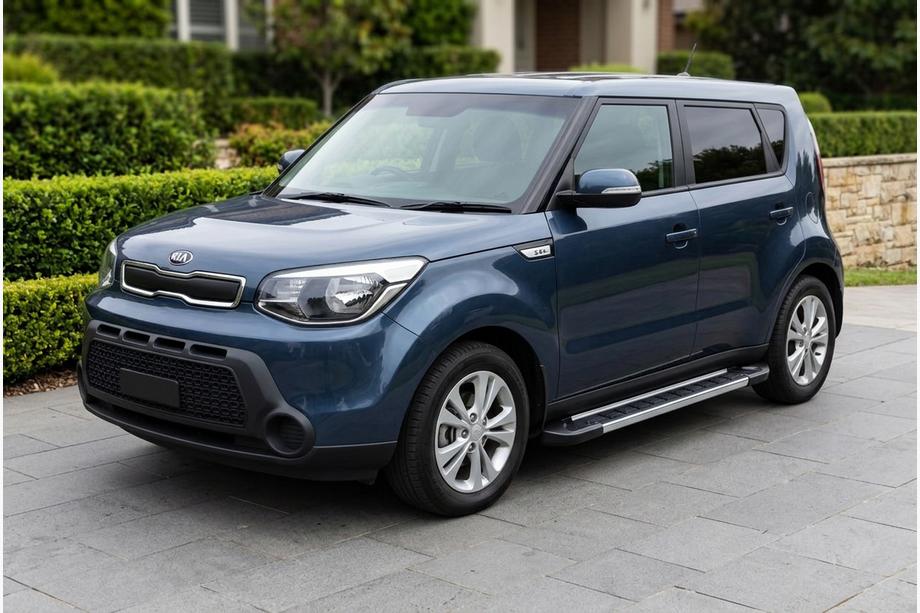 Kia Soul II 2013-2018 Estribos Laterales Duru (2 uds., Aluminio) Image
