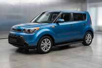 Kia Soul II 2013-2018 Estribos Laterales Bosphorus Black (2 uds., Aluminio) foto 1