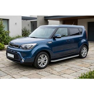 Estribos Laterales Tayga Grey (2 uds., Aluminio) Kia Soul II 2013-2018 foto 1