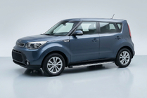 Kia Soul II 2013-2018 Estribos Laterales BlackLine (2 uds, Aluminio) foto 1