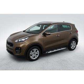 Estribos Laterales Sunrise (2 uds., Aluminio) Kia Sportage 2015-2021 foto 1