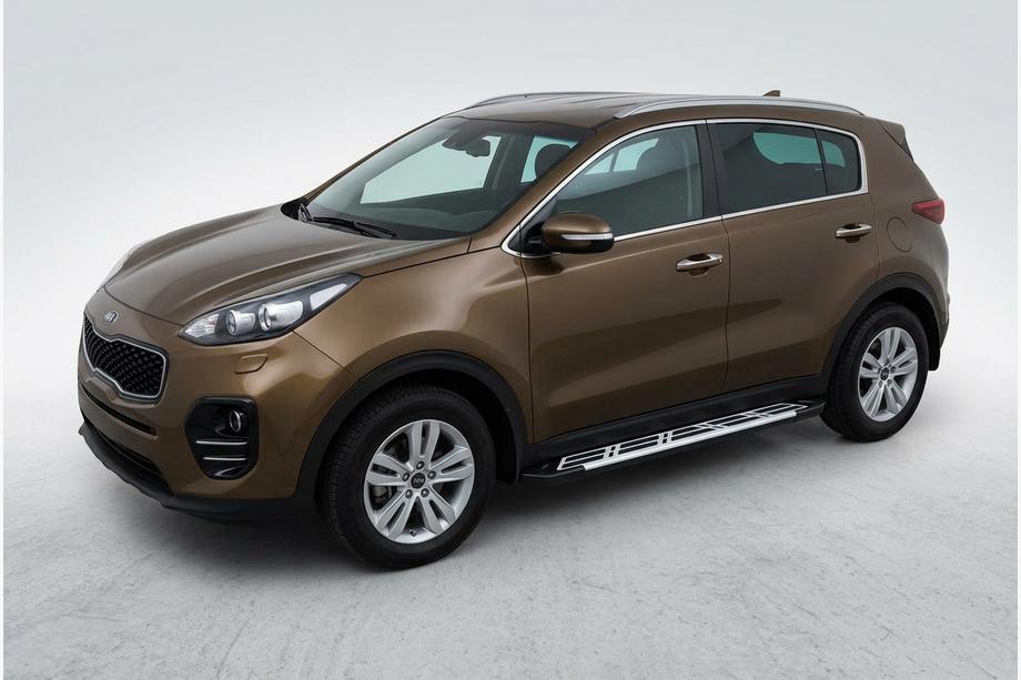 Kia Sportage 2015-2021 Estribos Laterales Sunrise (2 uds., Aluminio) Image
