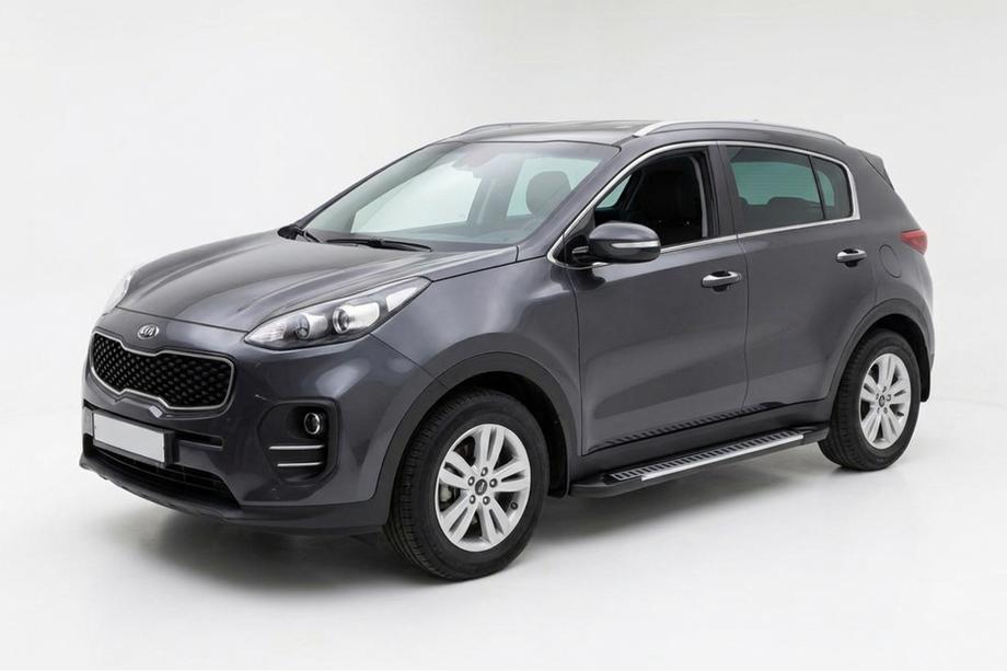 Kia Sportage 2015-2021 Estribos Laterales Line (2 uds., Aluminio) Image