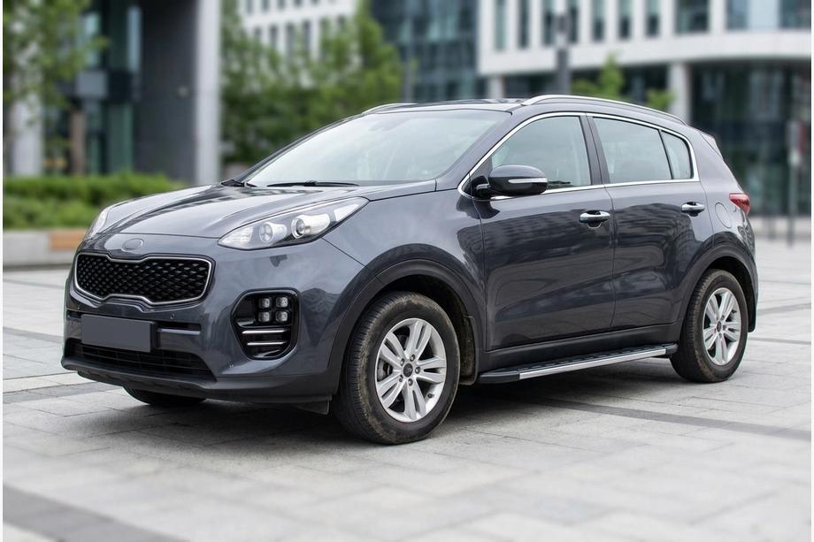 Kia Sportage 2015-2021 Estribos Laterales Duru (2 uds., Aluminio) Image