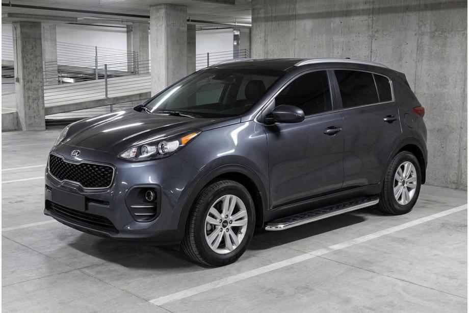Kia Sportage 2015-2021 Estribos Laterales Maydos V1 (2 uds., Aluminio y Acero Inoxidable) Image