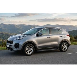 Estribos Laterales Bosphorus Black (2 uds., Aluminio) Kia Sportage 2015-2021 foto 1