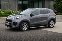 Kia Sportage 2015-2021 Estribos Laterales Tayga Grey (2 uds., Aluminio) foto 1