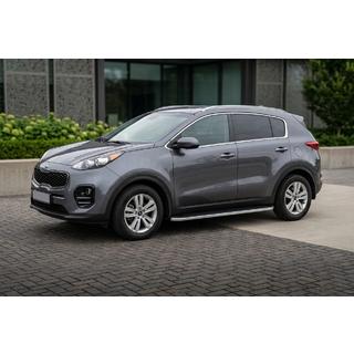 Estribos Laterales Tayga Grey (2 uds., Aluminio) Kia Sportage 2015-2021 foto 1