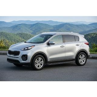 Estribos Laterales RedLine Black (2 uds., Aluminio) Kia Sportage 2015-2021 foto 1