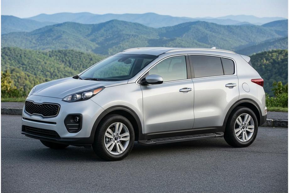 Kia Sportage 2015-2021 Estribos Laterales RedLine Black (2 uds., Aluminio) Image