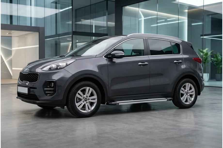 Kia Sportage 2015-2021 Estribos Laterales Rainbow (2 uds., Aluminio) Image