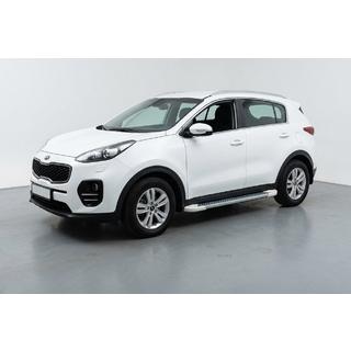 Estribos Laterales Allmond White (2 uds., Aluminio) Kia Sportage 2015-2021 foto 1
