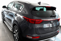 Kia Sportage 2015-2021 Estribos Laterales Maydos V2 (2 uds., Aluminio y Acero Inoxidable) foto 1