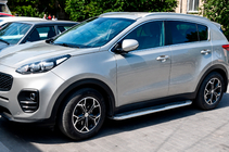 Kia Sportage 2015-2021 Estribos Laterales Maydos V2 (2 uds., Aluminio y Acero Inoxidable) foto 3