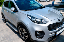 Kia Sportage 2015-2021 Estribos Laterales Maydos V2 (2 uds., Aluminio y Acero Inoxidable) foto 2
