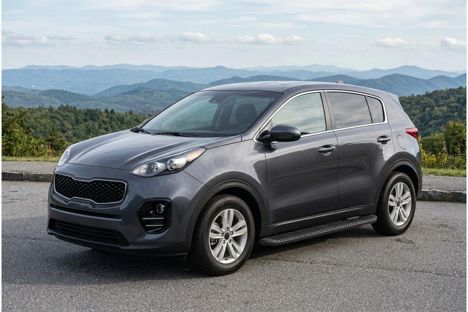 Kia Sportage 2015-2021 Estribos Laterales Tayga Black (2 uds., Aluminio) Foto 1