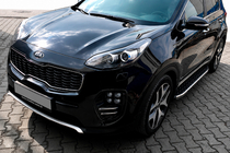 Kia Sportage 2015-2021 Estribos Laterales BlackLine (2 uds., Aluminio) foto 1