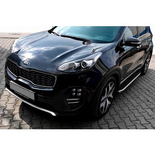 Estribos Laterales BlackLine (2 uds., Aluminio) Kia Sportage 2015-2021 foto 1