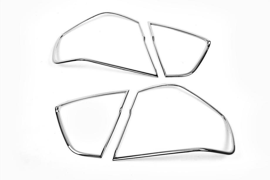BMW 3 Series E90/E91 2005-2011 Cubiertas cromadas para pilotos traseros (2 uds., plástico) Foto 3