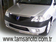 Dacia Logan MCV 2004-2014 Barra Inferior Delantera ST008 (Acero Inoxidable) 51 mm foto 2