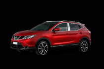 Nissan Qashqai 2014-2021 Cubiertas Cromadas para Pilares de Puerta (4 uds, Acero Inoxidable) foto 3