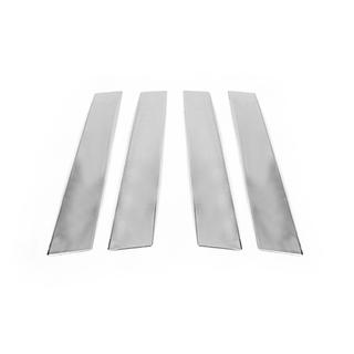 Cubiertas Cromadas para Pilares de Puerta (4 uds, Acero Inoxidable) foto 4