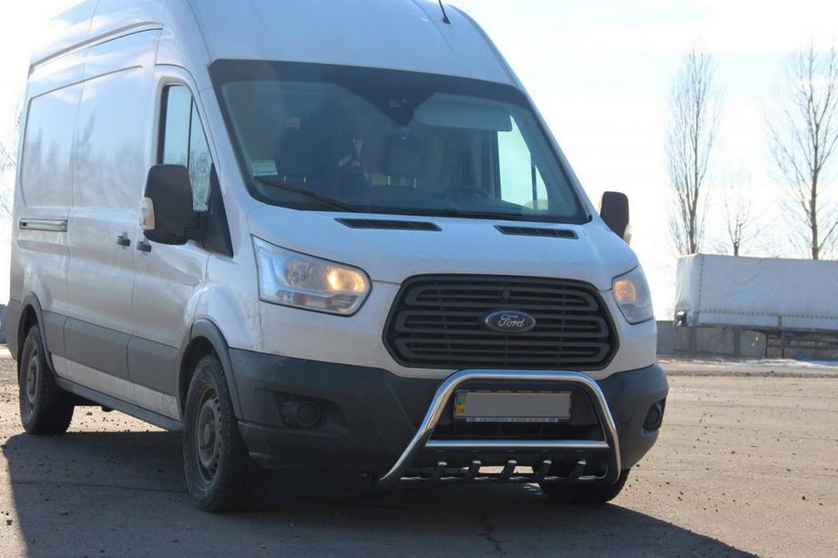 Ford Transit 2014- Defensa Delantera WT003 (Acero Inoxidable) Foto 2