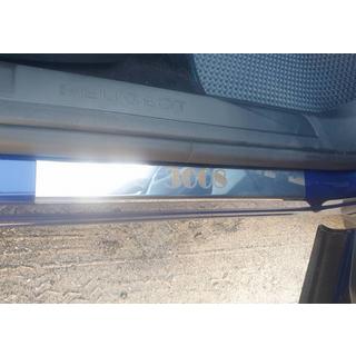 Protecciones de umbral Carmos (4 uds, acero inoxidable) foto 2