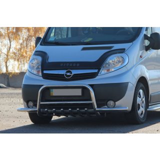 Defensa delantera con barras laterales Exclusive (acero inoxidable) foto 4