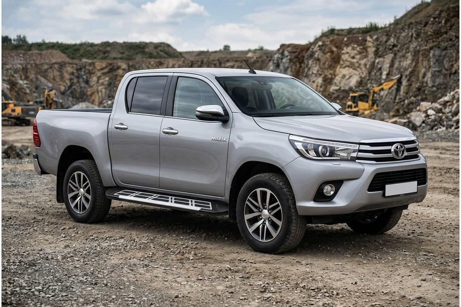 Toyota Hilux 2015- Estribos Laterales Sunrise (2 uds., Aluminio) Image